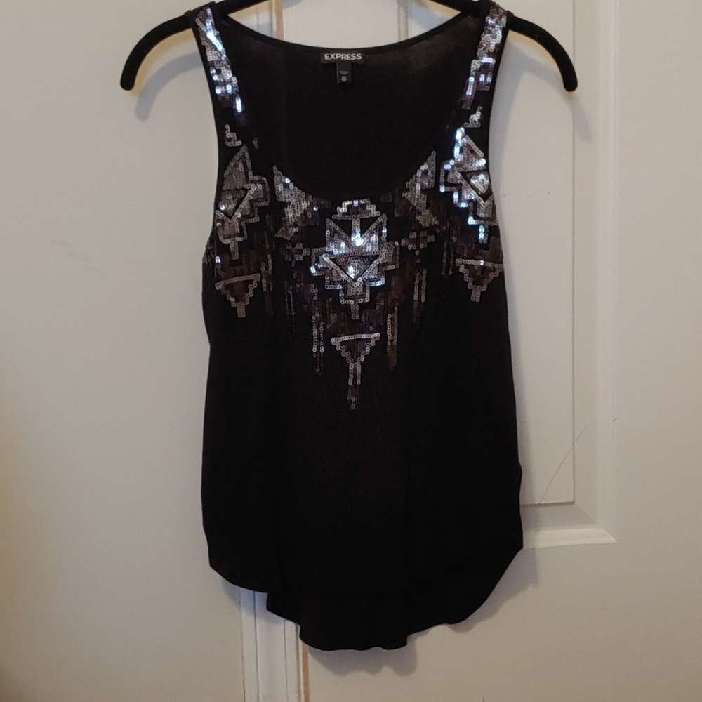 Sequin tank top